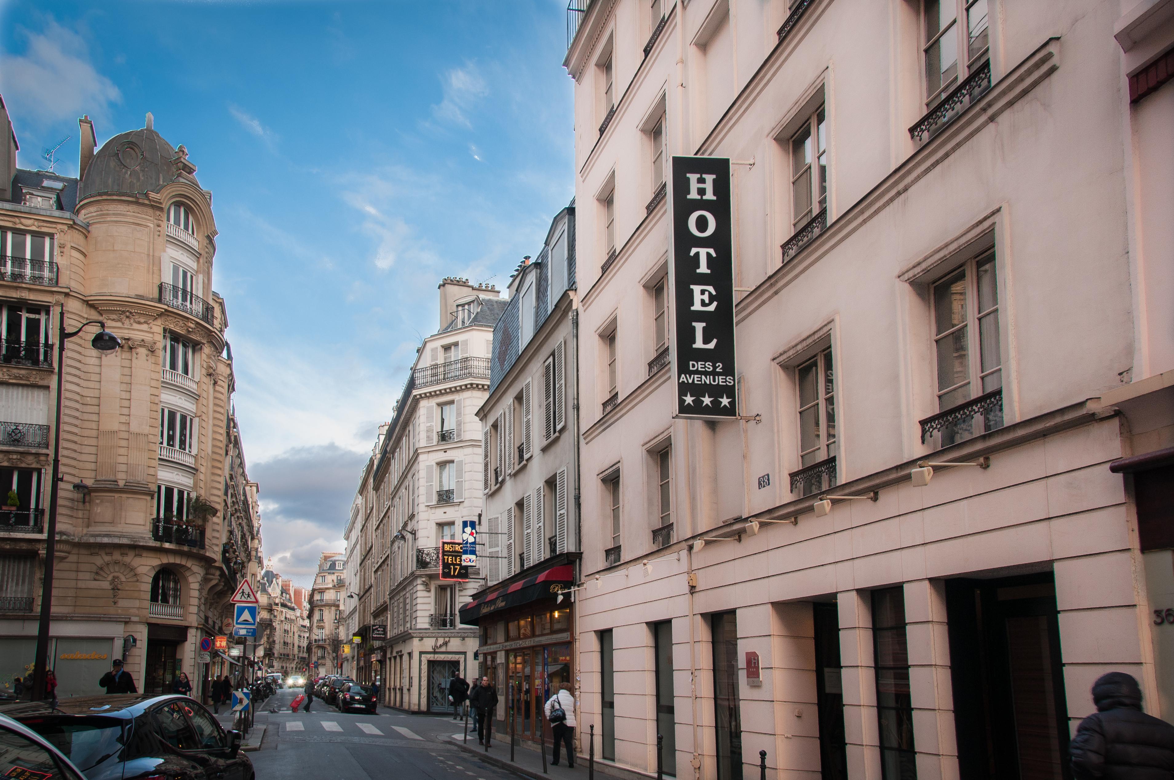 Hotel Des Deux Avenues Paris Eksteriør billede